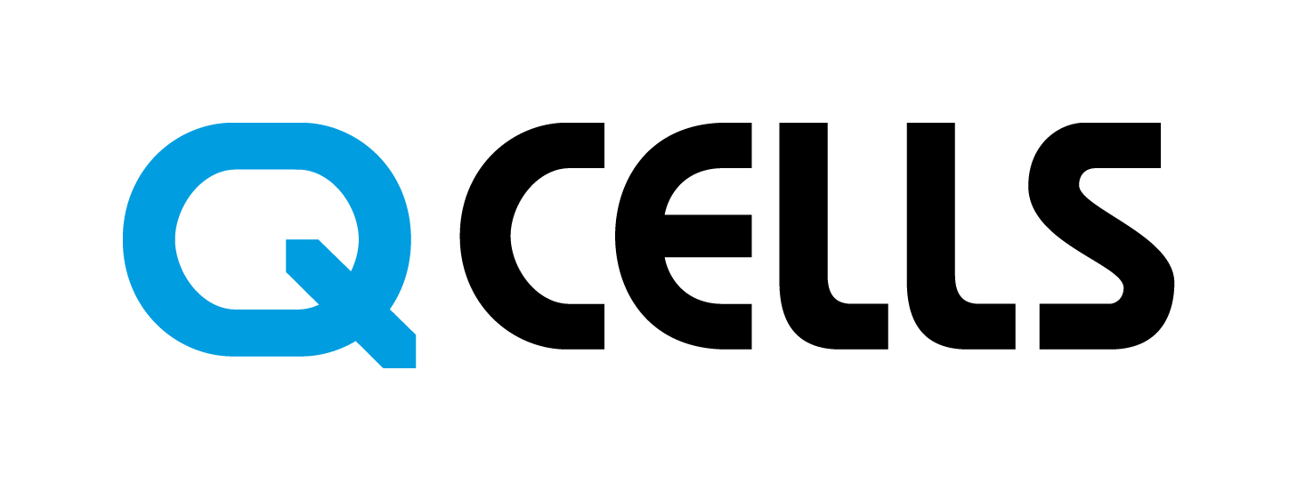 Qcells logo representing a top global solar module manufacturer leading in N-type and tandem technology.