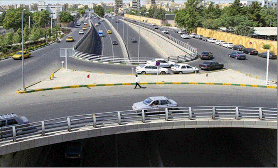 Electrical infrastructure relocation and street lighting at Shahid Ajorlou Interchange